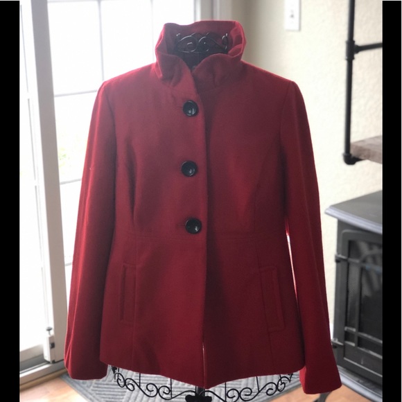 Ruffled Collar P-Coat - Picture 1 of 7